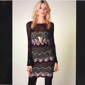 Free People Chevron Sweater Dress
